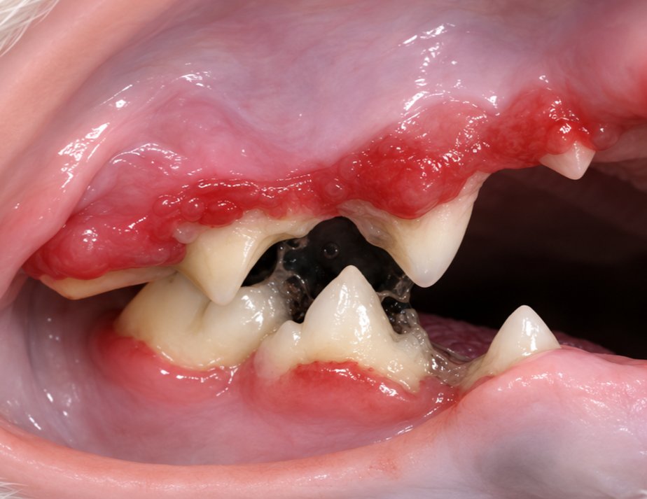 Examples of Feline Gingivitis (Gum Inflammation)