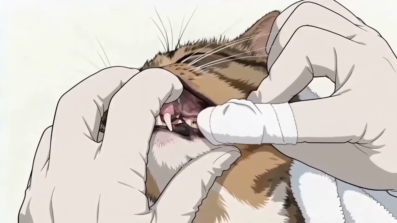 Cat brushing guide